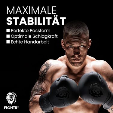 Набір для боксу FIGHTR® Starter Set: рукавички, бандажі, капу, сумка | Розміри 8-16 oz