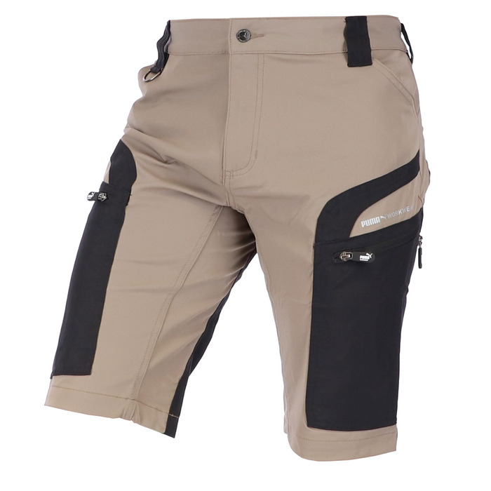 Чоловічі outdoor-шорти PUMA Workwear Pro-One для трекінгу та походів, посилений нейлон, 4-way stretch, колір Desert Brown, розмір L