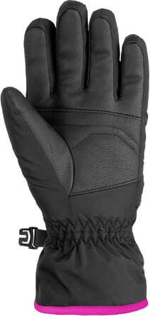 Дитячі футбольні рукавички Reusch Alan Junior, чорний/рожевий, модель Glo 4