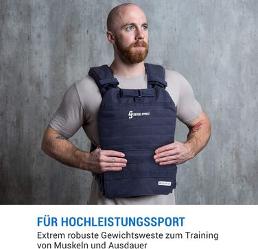 Capital Sports Battlevest 2.0 - Вага жилет для тренувань, 8.0/13.2 кг, у камуфляжі, синій, чорний, оливковий