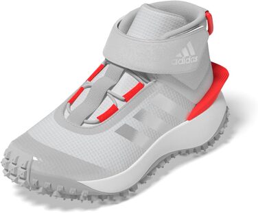 Дитячі кросівки adidas Fortatrail EL K - срібно-червоні (36 2/3 EU)
