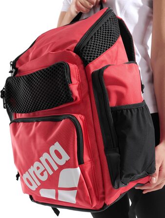 Рюкзак для плавання Arena One Go, 45 літрів, червоний - спортивна сумка для подорожей