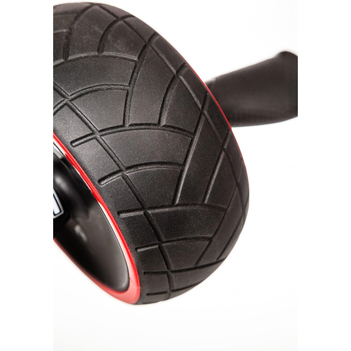 Ролик для преса IRON GYM IRG013 Speed Abs, тренажер для преса, 9,4x3,6x7,9 см, чорний/червоний