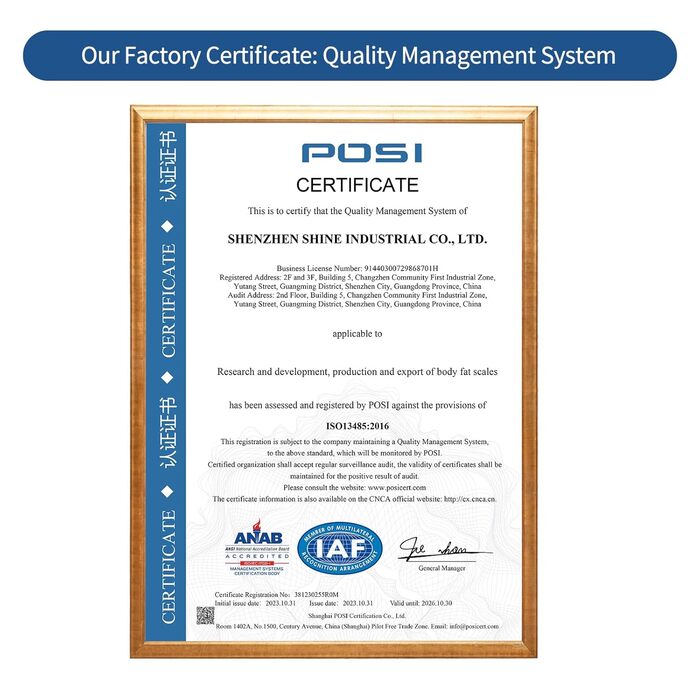 Vitafit Цифрова вага для тіла з визначенням ваги та ІМТ, Розумна вага з додатком через Bluetooth, Нековзна платформа, Чорний колір (срібно-чорне напилення)