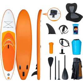 Надувний SUP-борд ZealWe для стійкого веслування (Stand Up Paddleboard) 335 см, комплект з аксесуарами (насос, рюкзак, алюмінієве весло, сидіння)