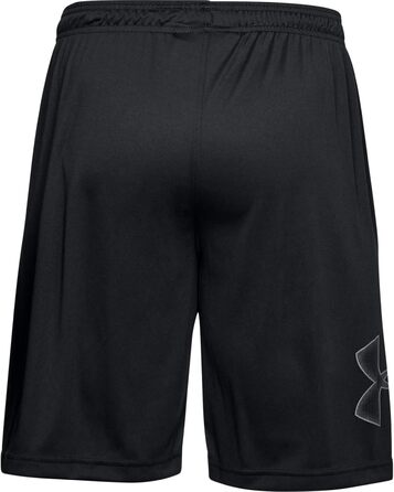 Чоловічі бігові шорти Under Armour Tech Graphic Short, чорні з графітовим принтом