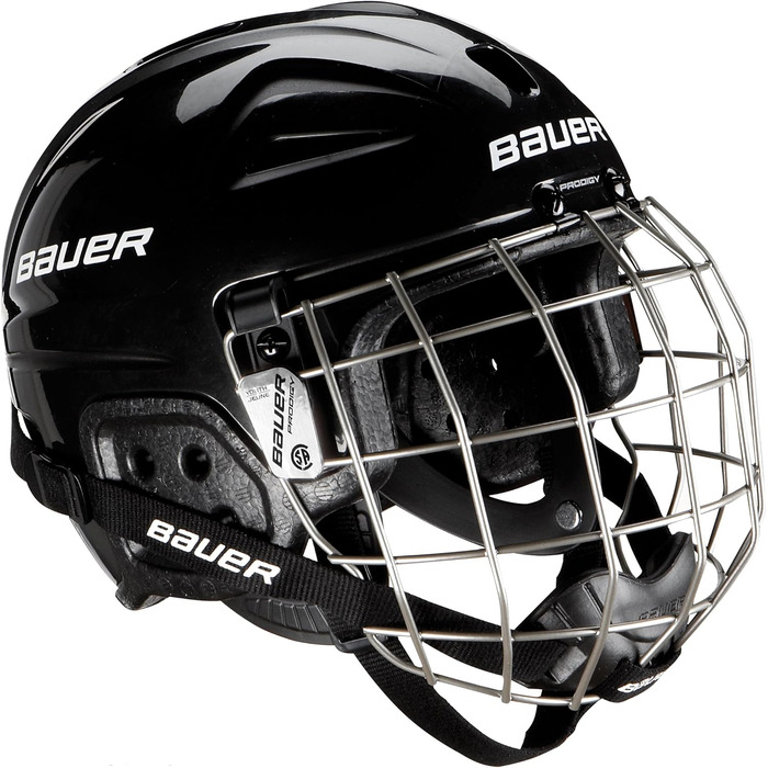 Шолом Bauer LIL Sport Combo для дорослих з ґратами, універсальний розмір, чорний