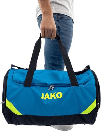 Спортивна сумка JAKO Iconic синього кольору, розмір L, унісекс для дорослих