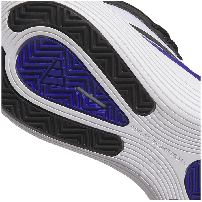 Кросівки Adidas Bounce Legends Low Unisex для баскетболу, 42 EU, Cloud White/Core Black/Lucid Blue