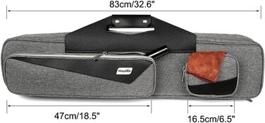 MangoRun Pool Queue Fall 4x4 з рюкзаком, сумкою для перенесення - 4 шт., блакитний