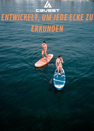 Надувне SUP-борд Stand Up Paddle Board для дорослих та дітей, блакитний, висока стабільність