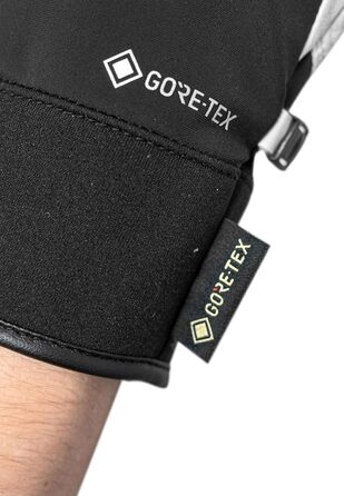 Reusch Jupiter Gore-TEX зимові утеплені водонепроникні вітрозахисні унісекс лижні рукавички для дорослих, чорні-білі-червоні, розмір 10.5