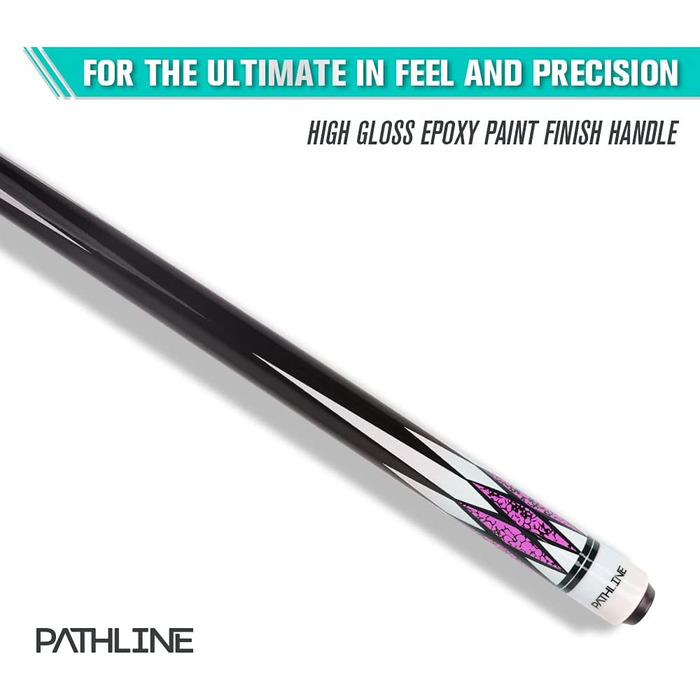 Професійний більярдний кий Billard-Queuestab з канадського клена (147,3 см) – 4 кольори, вага 510-595 г