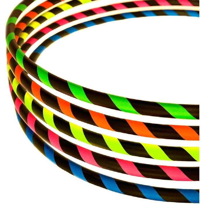 Hula Hoop Hoopomania для дорослих, початковий рівень, 105 см, неоново-синій обруч