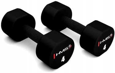 Набір гантелей для фітнесу та тренувань, 2 x 4 кг (загальна вага 8 кг)
