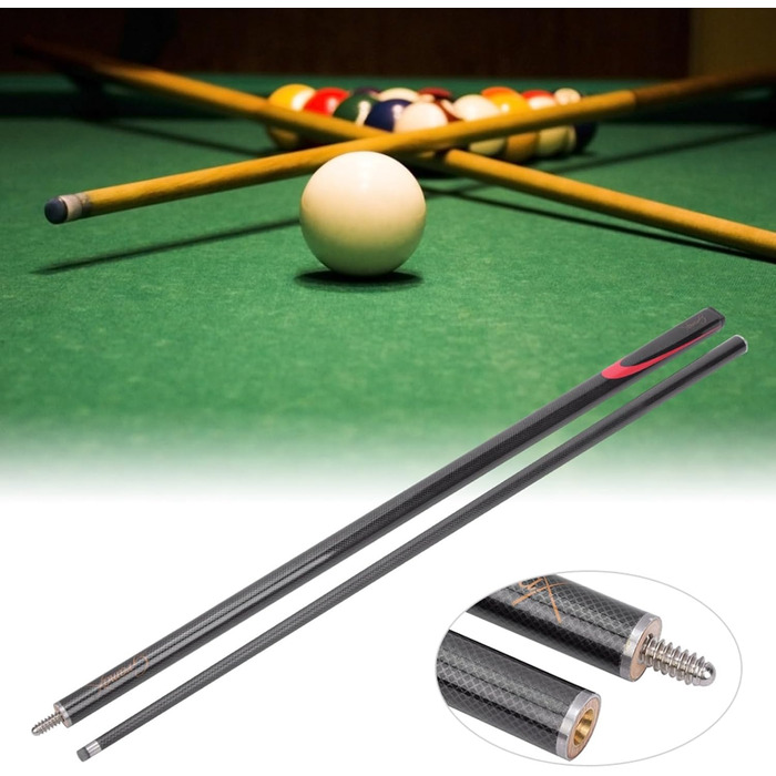 Більярдний кий Vbestlife 9 мм з карбону, професійний, з маленькою головкою для більярдного столу
