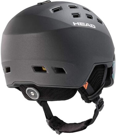 Лижний шолом Head Radar 5K Photo MIPS чорний з візором (M/L 56-59 см) для гірських лиж та сноуборду