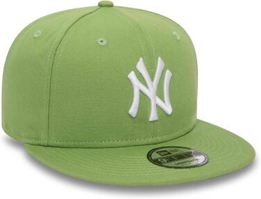 Кепка New Era New York Yankees 59fifty MLB Basic чорно-біла (S-M, лайм)