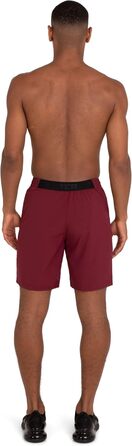 Шорти спортивні чоловічі короткі TCA - чоловічі шорти для занять спортом з кишенями на блискавці, червоні