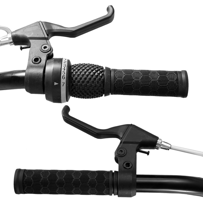JOYSTAR Lubbock 20/24 дюйми: дитяче гірське велосипед для хлопчиків та дівчаток 7-12 років. 1/7-швидкісна передача, бічні стрічки, гірський велосипед 20 дюймів, білий колір