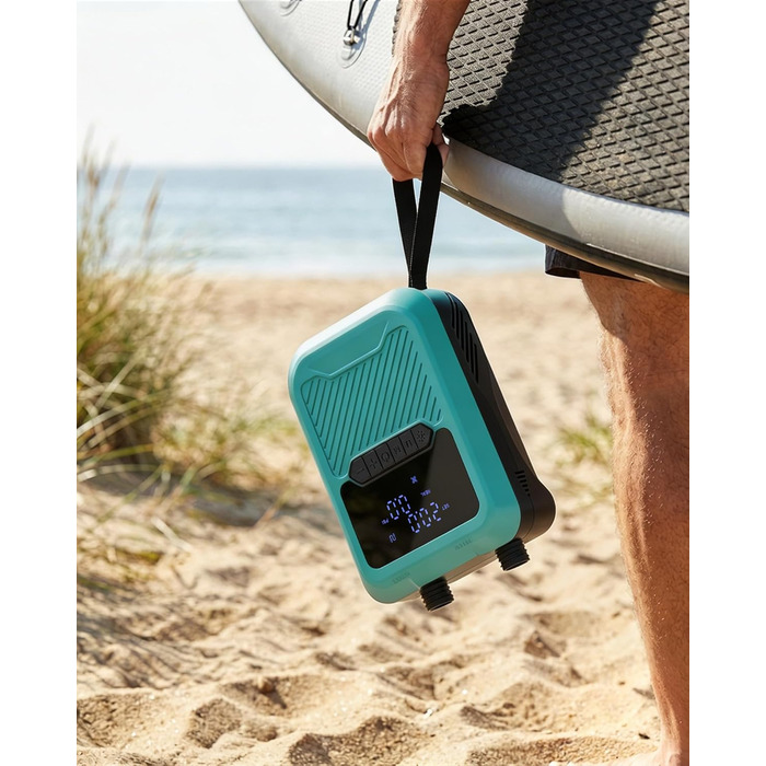 Насос електричний для SUP дошки 20PSI, 12V, автомобільний, подвійного дії, для накачування та здування SUP, каяків, надувних матраців