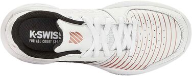 Кросівки K-Swiss Court Express Hb для жінок, 41 EU, білий, чорний, рожеве золото