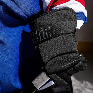 Ківш для хокею Franklin Sports Ice Hockey - Розмір 10' для юніорів - Система фіксації великого пальця - Гнучкий манжет для повного обсягу рухів - Ідеально для дітей