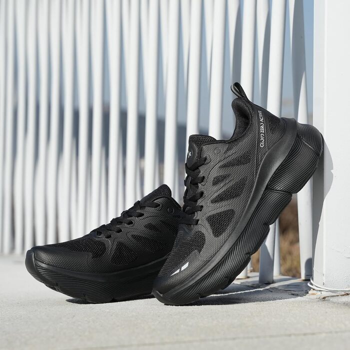 Жіночі кросівки Hawkwell Cloud Zero для ходьби та тенісу, з амортизацією, дихаючі, для спорту, фітнесу, тренувань, бігу, чорні, 42 EU