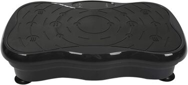 Вібраційна платформа Kedia Fitness для дому та офісу, багатофункціональна з Bluetooth та USB, Body Shaper, чорна