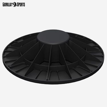 Балансборд GORILLA SPORTS® - Ø 40 см, до 110-180 кг, дерево/пластик - для тренування рівноваги, терапії та дітей