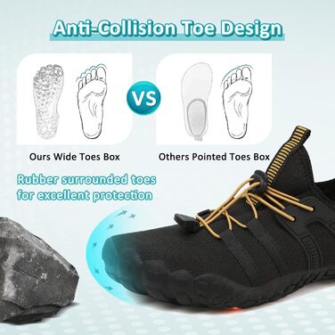 Шкарпетки-тапочки для плавання Ziitop: Шкарпетки для води для жінок та чоловіків, Шкарпетки для плавання, Шкарпетки для серфінгу, для йоги, туризму, басейну (36-46 EU)