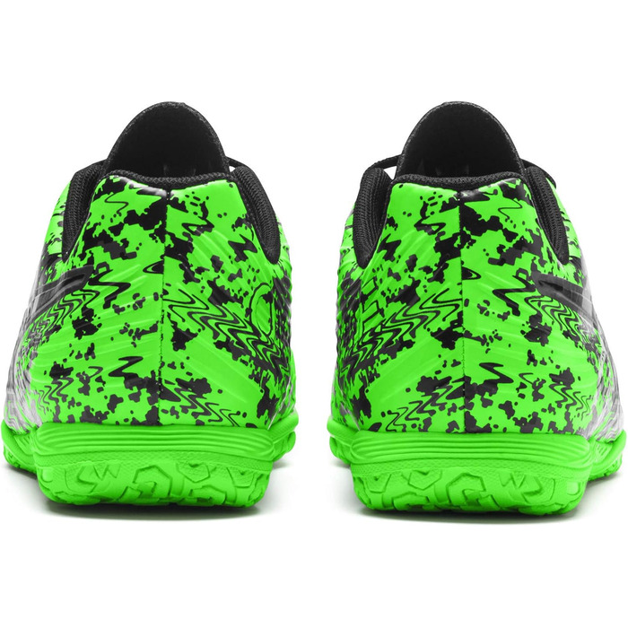 Дитячі футбольні бутси PUMA ONE 19.4 IT Jr Green Gecko Black Gray (32 EU)