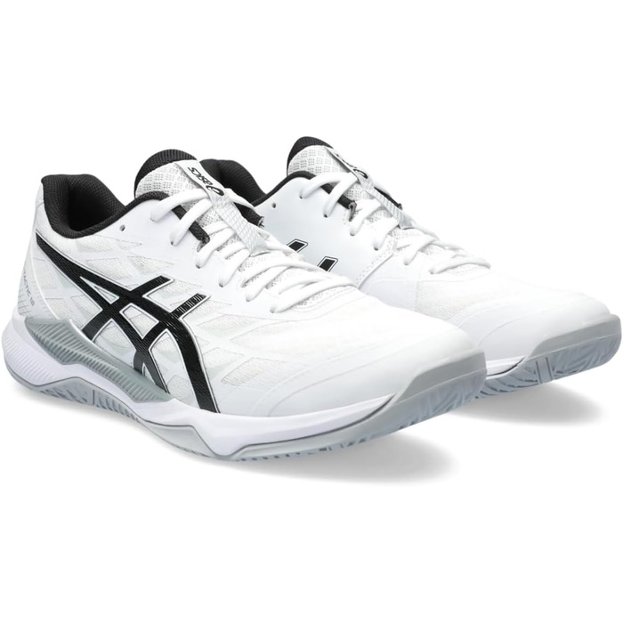 Кросівки ASICS Gel-Tactic 12 для чоловіків, біло-чорні, 39.5 EU