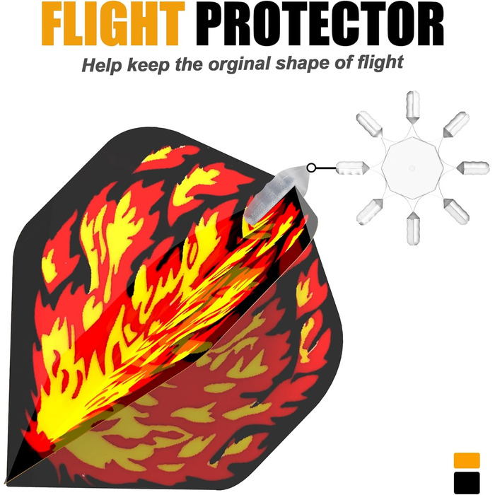 Професійні дротики Alyoen Metallspitze (6 шт) 20/24/26 г з алюмінієвими стеблями, пір'ями, точилом та захистом для польотів