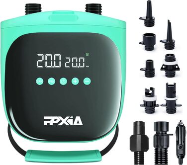 Електрична SUP-насос PPXIA 20PSI: для SUP-дошок, каяків, наметів, матраців