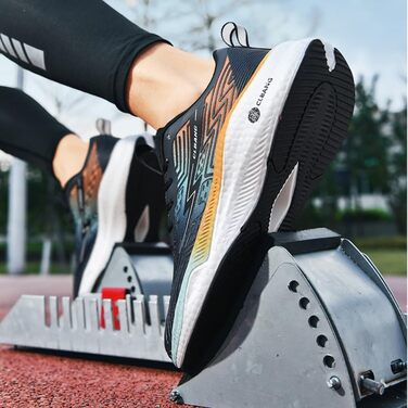 Кросівки для бігу та повсякденного носіння: чоловічі та жіночі, легкі, дихаючі, для фітнесу, тенісу, розмір 35-45, чорний колір