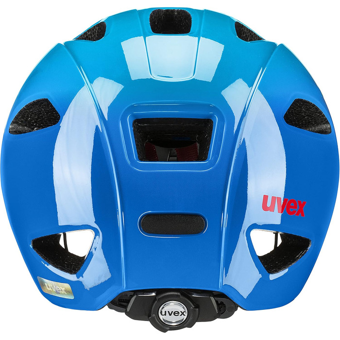 Дитячий велосипедний шолом uvex oyo, легкий, регулювання розміру, ocean blue, 45-50 см, можливість встановлення LED-світла