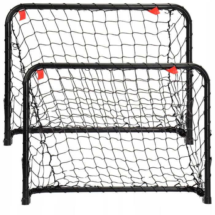 Набір із 2-х переносних складаних сталевих футбольних воріт Xboost, 61x46 см