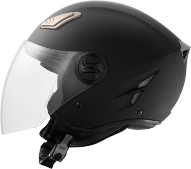 Мотошолом VEVOR 3/4 XL, без бренду, 55-56 см, високощільний ABS, Bluetooth, змінне скло, DOT, для дорослих і підлітків
