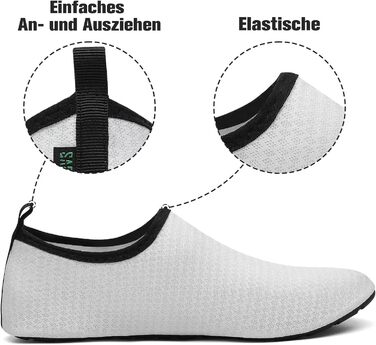 Чоботи для плавання SAGUARO: чоловічі та жіночі, для басейну, пляжу, серфінгу, дайвінгу, неопренові, швидко сохнуть, розмір EU 36-47, зелені, жовті, білі