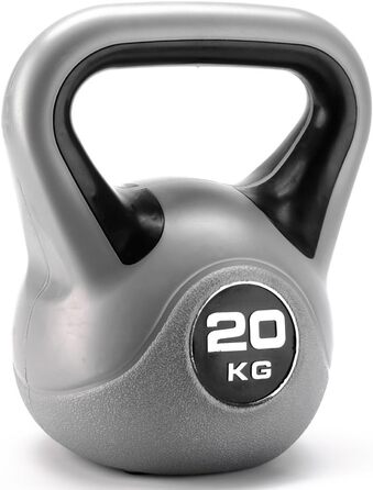 Гиря York Fitness 20 кг вінілова для домашнього тренажерного залу, бодібілдингу та важкої атлетики