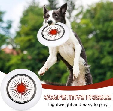 Фрісбі Ultimate 175г для вулиці, професійне, червоне. Диск для гри та змагань з тасьмою для зберігання