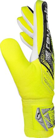 Воротарські рукавички Reusch Attrakt Starter Solid Junior - жовто-сріблясті-чорні (3) для дітей та підлітків