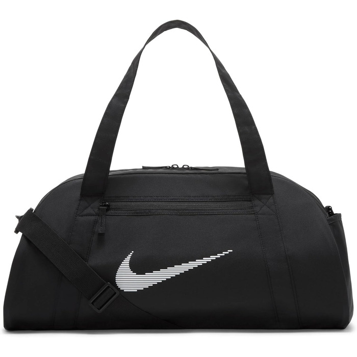 Сумка для спорту Nike Gym Club чорна/біла, універсальний розмір
