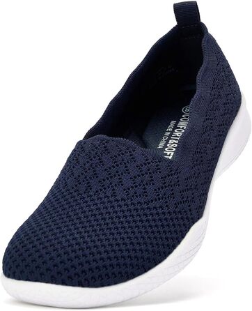 Жіночі трекінгові кросівки Puxowe: легкі, дихаючі, зручні, slip-on, мінімалістичний дизайн, низькі, 38 EU, 2406 Marine