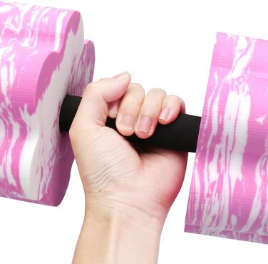 Набір аква-гантелей для плавання, 2 шт. - зелений (рожевий) | Аквафітнес, гідробінго, тренування у басейні