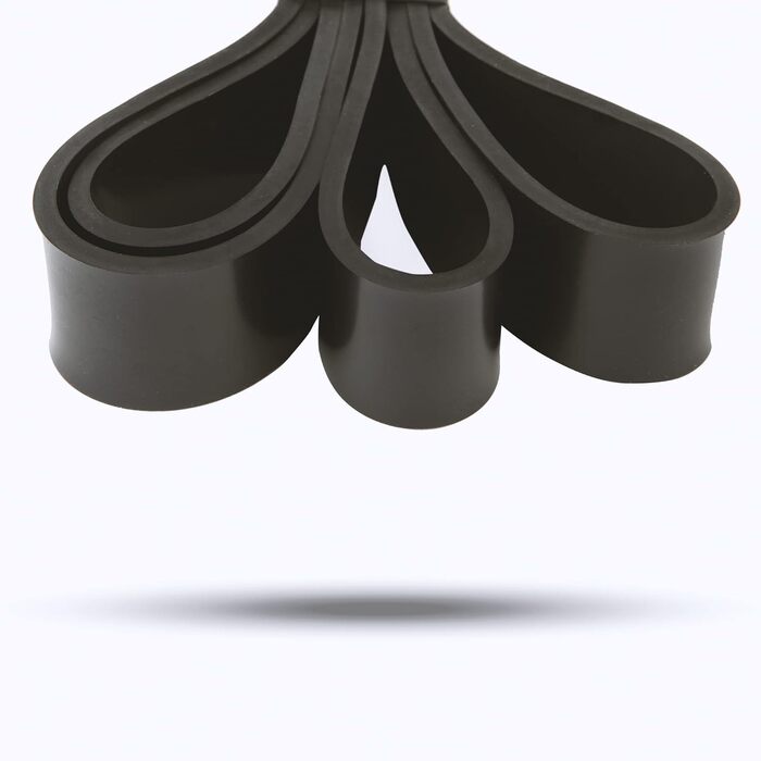 Фітнес-гумка Majestic Sport Home Band, 100% латекс, чорна (Extra Heavy, 16-39 кг)