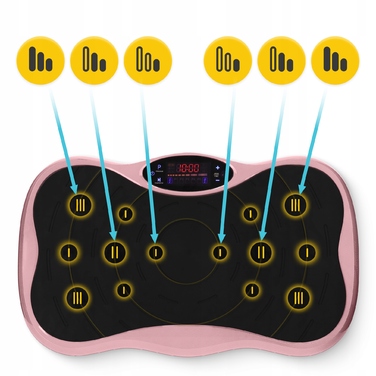 Вібраційна платформа 4FIZJO 250 Вт Bluetooth, 5 програм, ULTRA+