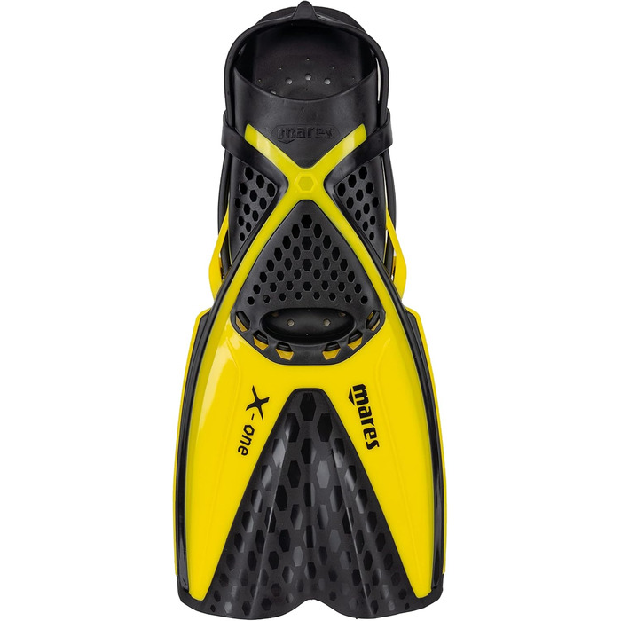 Ласти для плавання Mares Aquazone X-One, жовті, унісекс, L-XL, для дорослих