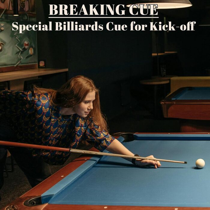 Більярдний кий для розбиття IIQ Heavy Hitter Break Stick, чорний, 21 унція (652 г)